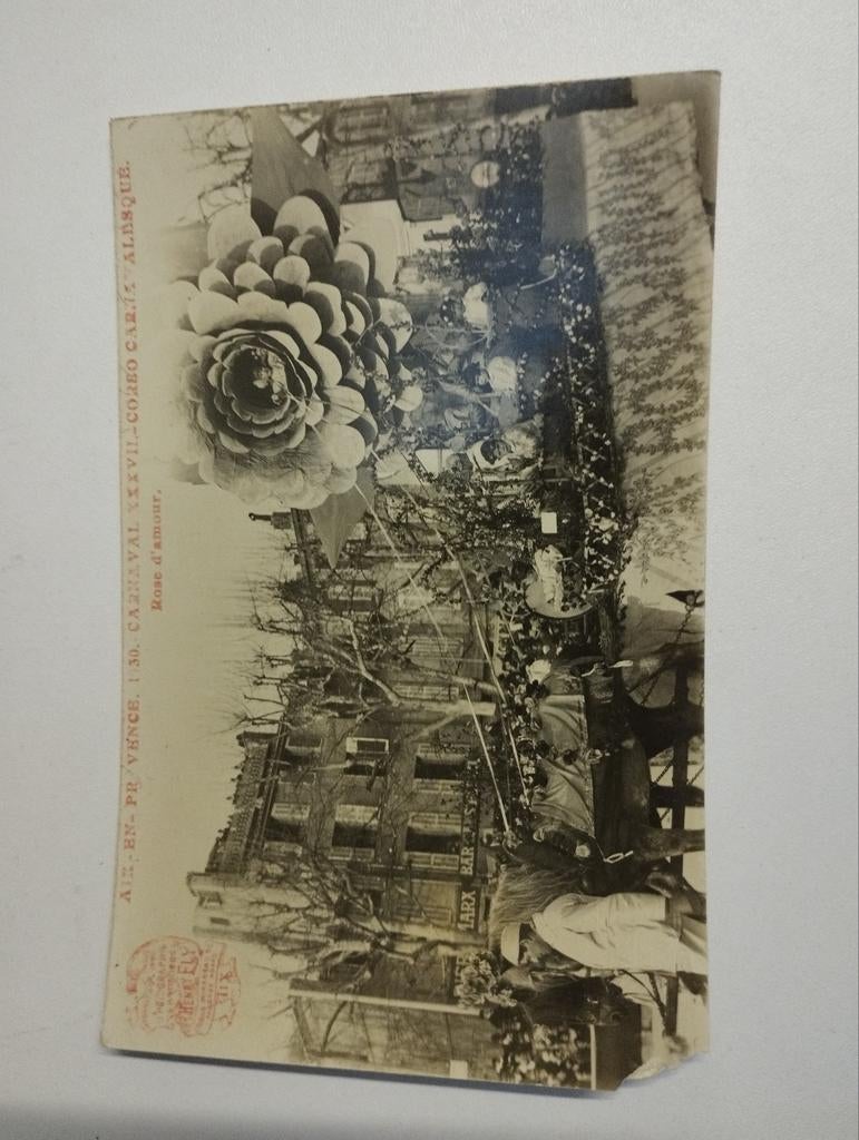 Een oude postkaart een landelijke stad kleur wit en zwart, Collections, Cartes postales | Étranger, Enlèvement