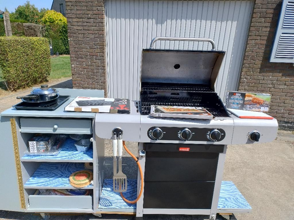 GasBBQ, Jardin & Terrasse, Barbecues à gaz, Enlèvement, Comme neuf, Barbecook