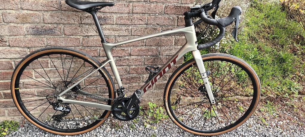 GRAVEL Giant Revolt advanced carbone taille M/L, Enlèvement, 28 pouces, Plus de 20 vitesses, Giant