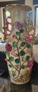 Grand vase en céramique — H. Bequet (55 cm) — Belgique, Antiquités & Art, Enlèvement ou Envoi