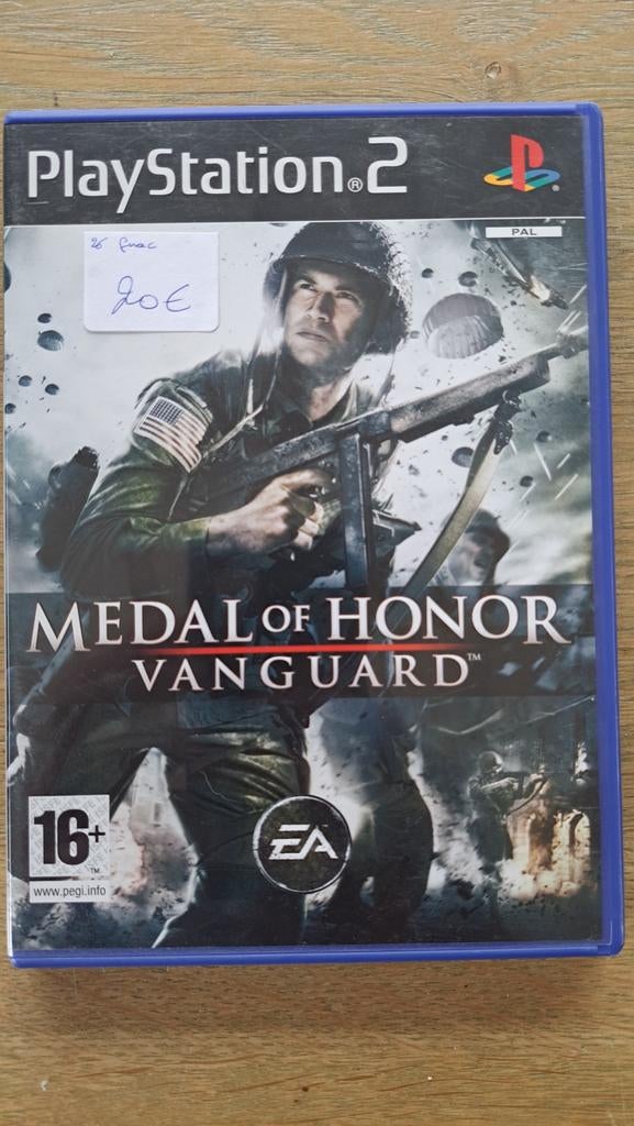 Ps2 medal of honor / vanguard., Consoles de jeu & Jeux vidéo, Enlèvement