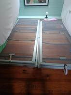 Lit King size AUPING + matelas, Maison & Meubles, Gris, King size, Comme neuf, Enlèvement