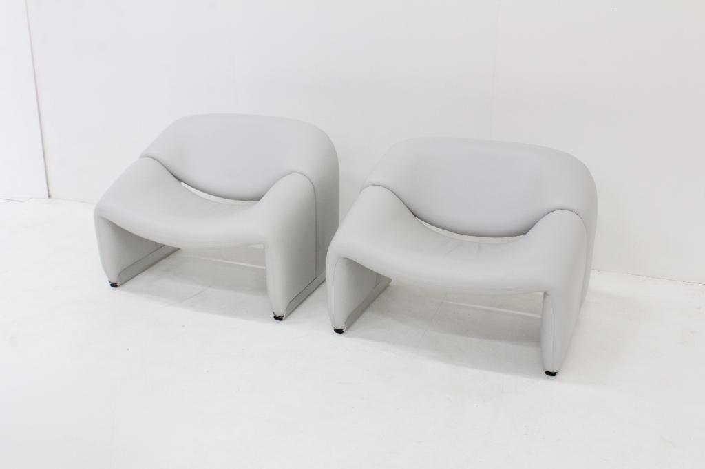 Set van 2 Artifort Groovy fauteuils F598 Pierre Paulin, Antiek en Kunst, Antiek | Meubels | Stoelen en Sofa's, Ophalen of Verzenden