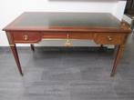 Louis XV bureau met leder inleg - prachtig stuk !, Ophalen, Gebruikt, Bureau