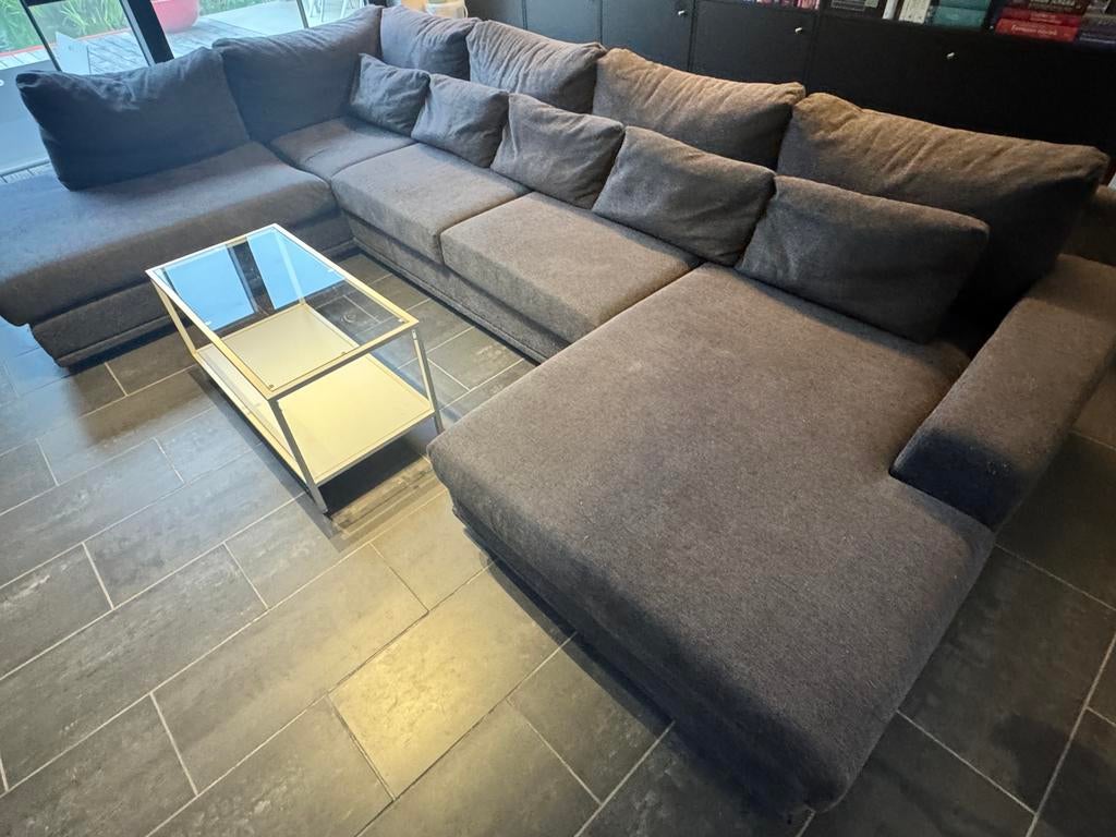 Hoeksalon, Ophalen, Gebruikt, Modern, Stof