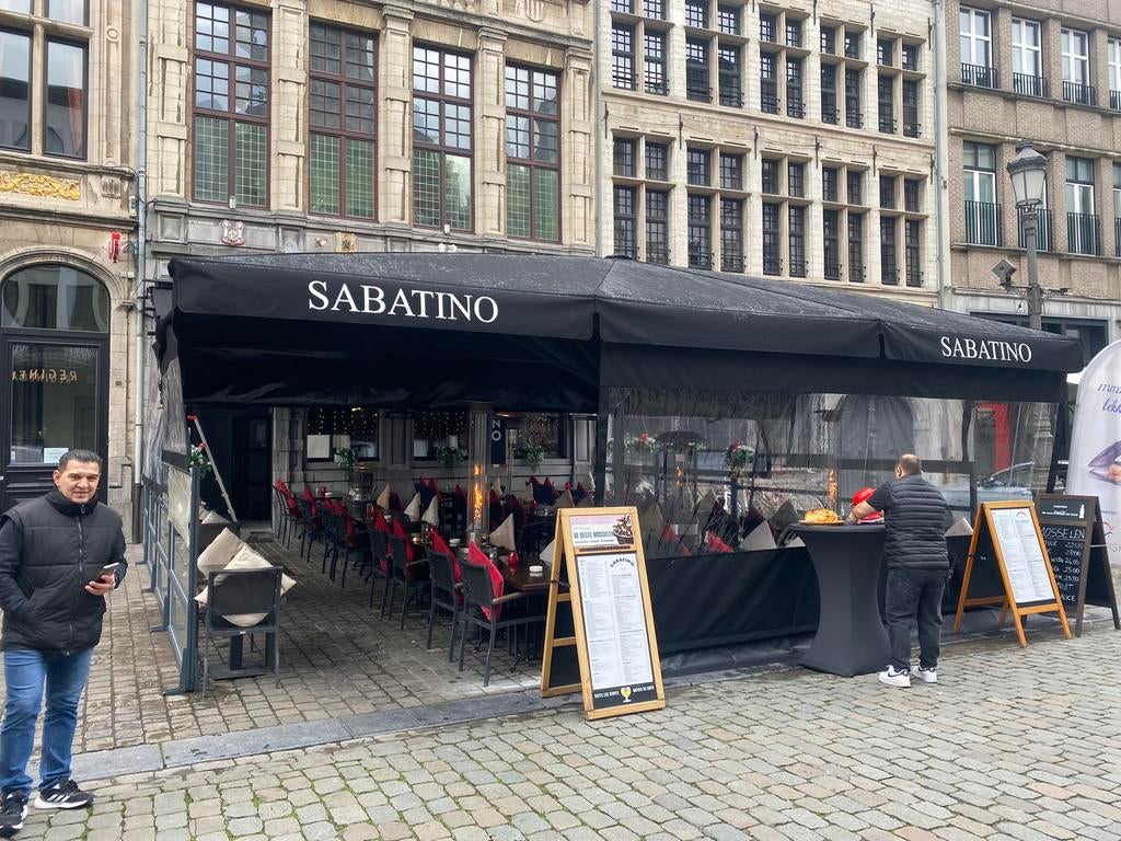 Horeca parasols voorraad, Tuin en Terras, Parasols, Zo goed als nieuw, Overige typen, Meer dan 4 meter, Waterdicht, Ophalen of Verzenden