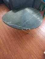 Salontafel ovaal, marmer, Ophalen, Zo goed als nieuw, Ovaal