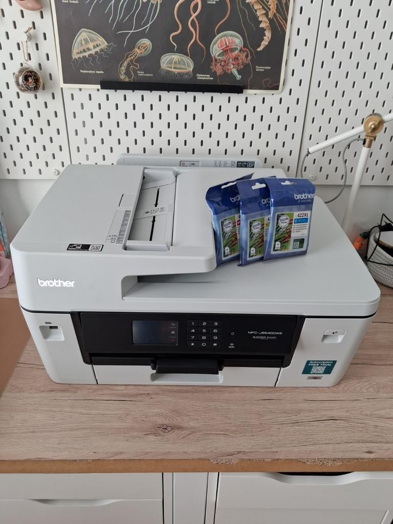 Brother MFC-J6540DWE, Computers en Software, Printers, Printer, Kleur printen, Kopieren, Ophalen