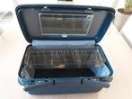 Blauwe beauty case van Samsonite met sleuteltje, Ophalen of Verzenden