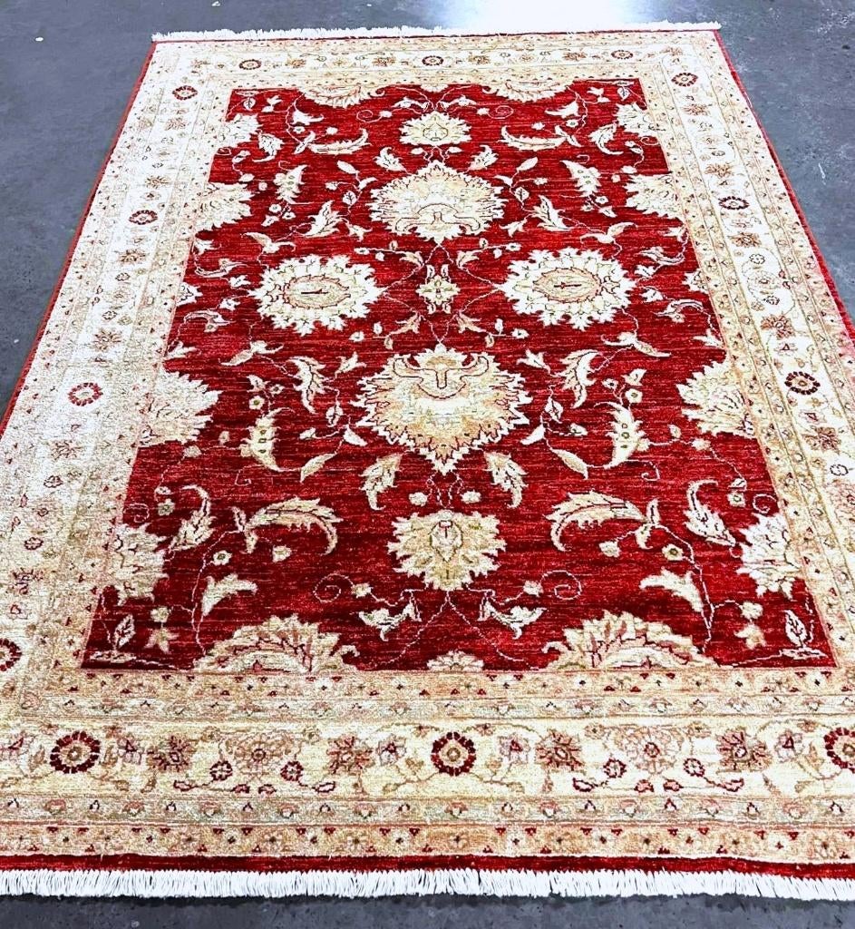 Ziegler tapijt handgeknoopt Afghaans tapijt - 230 x 170 cm, Huis en Inrichting, Stoffering | Tapijten en Vloerkleden, Zo goed als nieuw