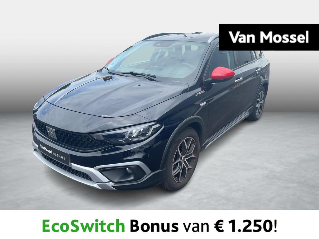 Fiat Tipo SW 1.5 Hybrid 130 DCT7 CROSS, Stof, 4 cilinders, Zwart, 1455 kg