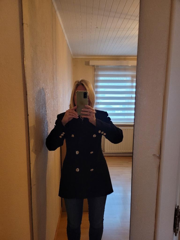 Zwarte blazer Liu Jo, Kleding | Dames, Jasjes, Kostuums en Pakken, Maat 38/40 (M), Zwart, Ophalen of Verzenden, Zo goed als nieuw