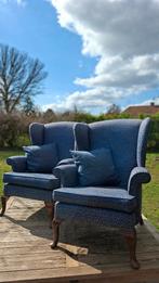 2 x Franse oorfauteuils, Ophalen, Gebruikt, 75 tot 100 cm, Franse Oorfauteuils