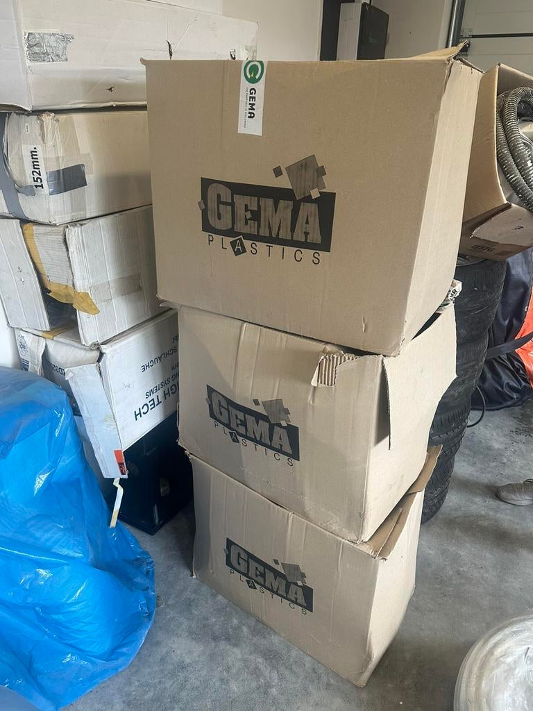 Pvc hulsptukken bochten, Doe-het-zelf en Bouw, Ophalen, Nieuw, PVC, Bochten