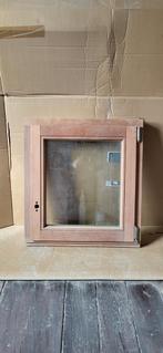 Châssis fenêtre bois Afzelia simple OB 76x68, Bricolage & Construction, Enlèvement, Bois