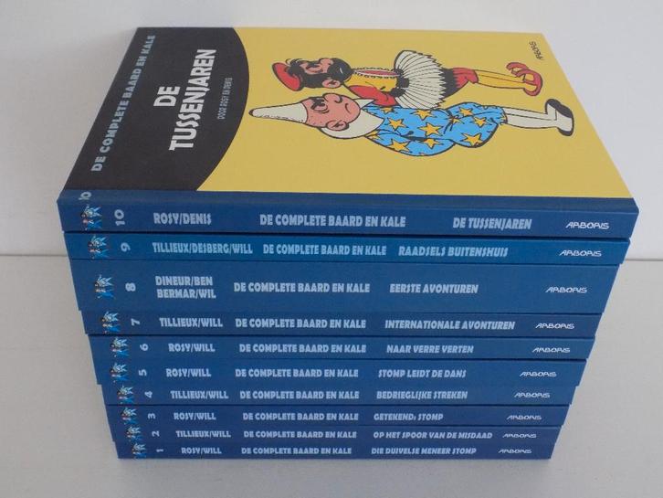 Baard en Kale ~ Complete serie Integrale hardcovers 1 t/m 10, Livres, BD, Comme neuf, Série complète ou Série, Enlèvement ou Envoi