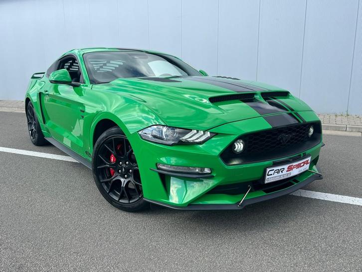 Mustang 2.3 Ecoboost  - SHELBY LOOK -, Autos, Ford, Entreprise, Mustang, Essence, Coupé, 2 portes, Boîte manuelle, Vert, Noir