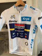 Tour de France 2025, witte leiderstrui jongeren, Fietsen en Brommers, Ophalen of Verzenden