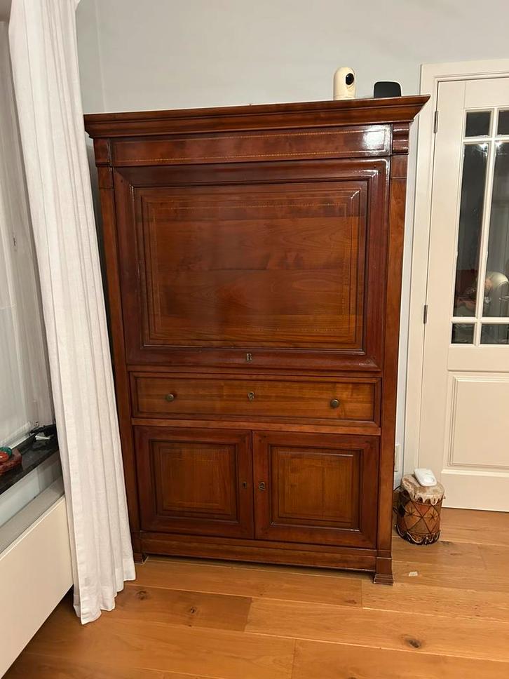 Kerselaar TV kast, Maison & Meubles, Armoires | Mobilier de télévision, Utilisé, 150 à 200 cm, 100 à 150 cm, 50 à 75 cm, Cerisier