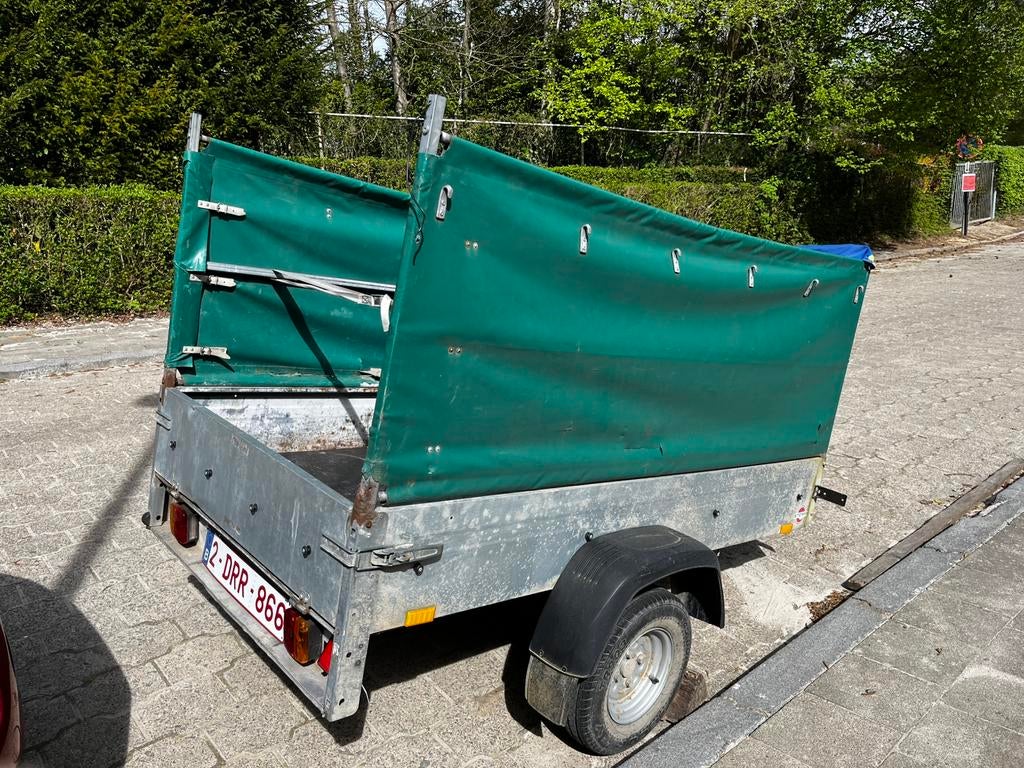 Remorque avec documents 205cm x 110cm, Ophalen, Gebruikt