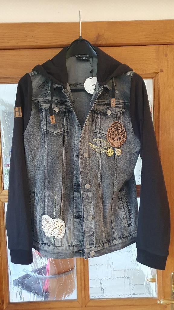Veste en jean HARRY POTTER. Taille XL, Kleding | Dames, Jassen | Zomer, Autre, Maat 46/48 (XL) of groter, Nieuw, Ophalen of Verzenden