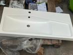 Plan vasque blanc en résine 100 cm – NEUF, Enlèvement