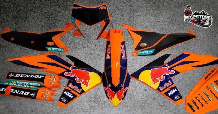PACK Plastiques - Kit déco KTM SX / SXF / EXC 2016 - 2025, Motoren, Accessoires | Stickers, Verzenden