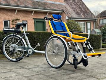 Huka Duet rolstoelfiets Elektrische Rolstoelfiets topstaat beschikbaar voor biedingen