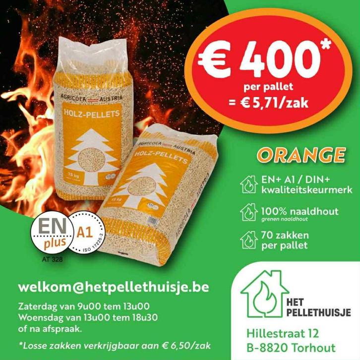 Agricola Orange Pellets, Maison & Meubles, Maison & Meubles | Autre, Neuf, Enlèvement