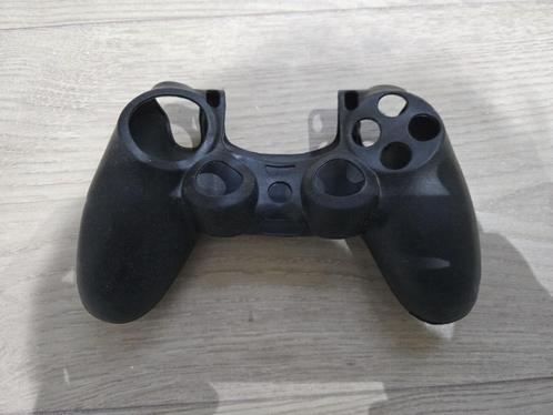 Beschermende Silicone Case Cover voor PS4 Controller - Zwart, Games en Spelcomputers, Games | Sony PlayStation 4, Gebruikt, Avontuur en Actie