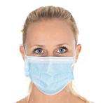 Mondmaskers Civil blauw 50 stuks, Ophalen of Verzenden, Nieuw