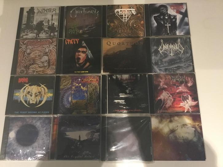 Metal cd’s,eerste persingen Death-Black, CD & DVD, CD | Hardrock & Metal, Utilisé, Enlèvement ou Envoi