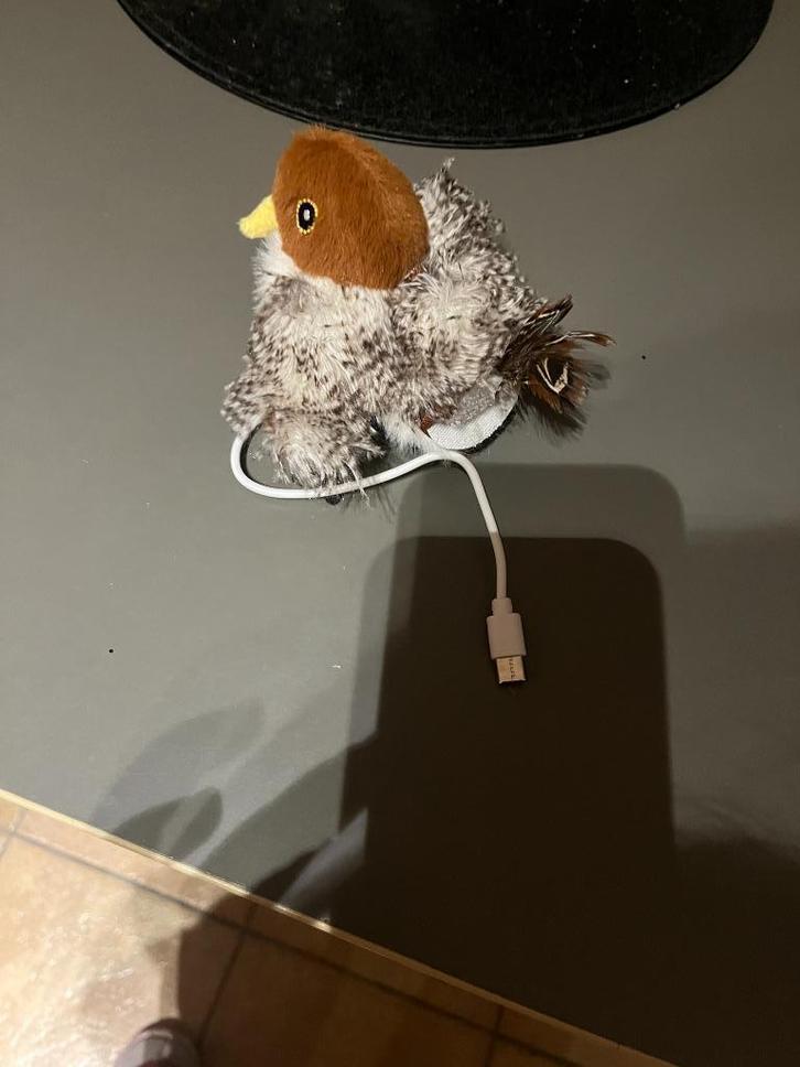 Tsjilpende en fladderende vogel kat Charmpaws, Dieren en Toebehoren, Kattenspeelgoed, Nieuw, Intelligentiespeelgoed, Ophalen of Verzenden