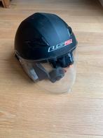 Casque de moto/scooter LS2, taille XS, avec visière solaire, Motos, Autres marques, XS, Casque jet, Seconde main