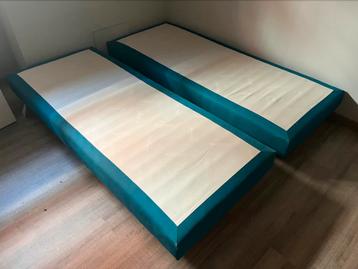 2 lits 80x200 + matelas, Matelas, 70 à 85 cm, Enlèvement, Utilisé