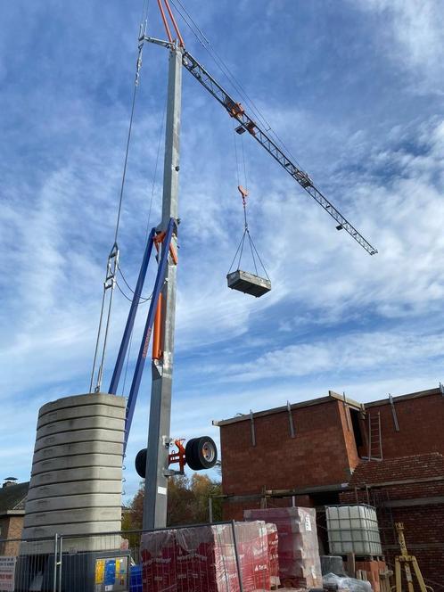 Bouwkraan Arcomet 28m te huur, Zakelijke goederen, Machines en Bouw | Kranen en Graafmachines, Kraan, Ophalen