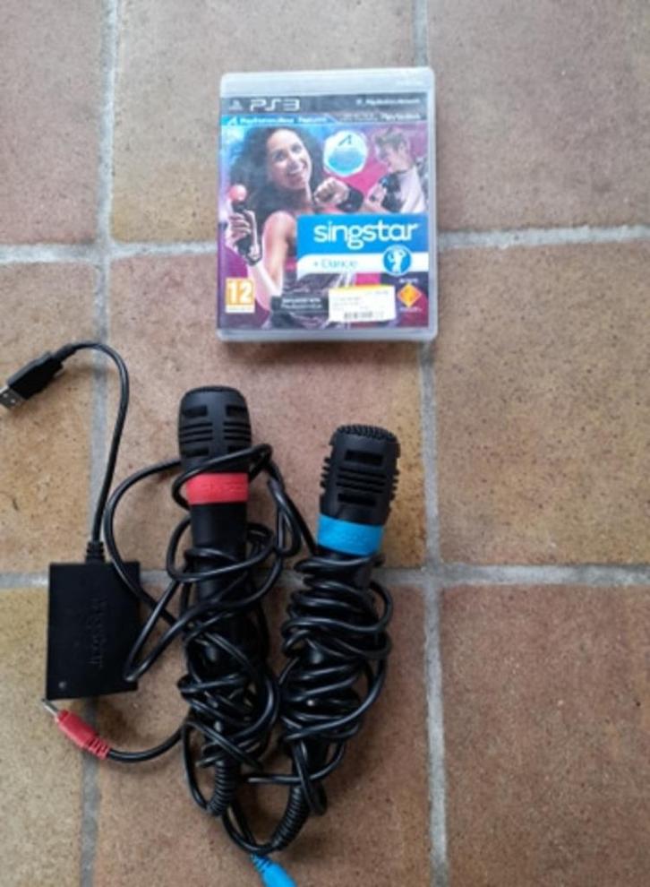 AAAA singstar mirco,s met kabel + game, Games en Spelcomputers, Games | Sony PlayStation 3, Gebruikt, Ophalen of Verzenden