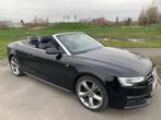 Audi A5 Cabrio 2.0 TDI Quattro S-Line, Autos, Audi, Carnet d'entretien, Noir, Cuir et Tissu, A5