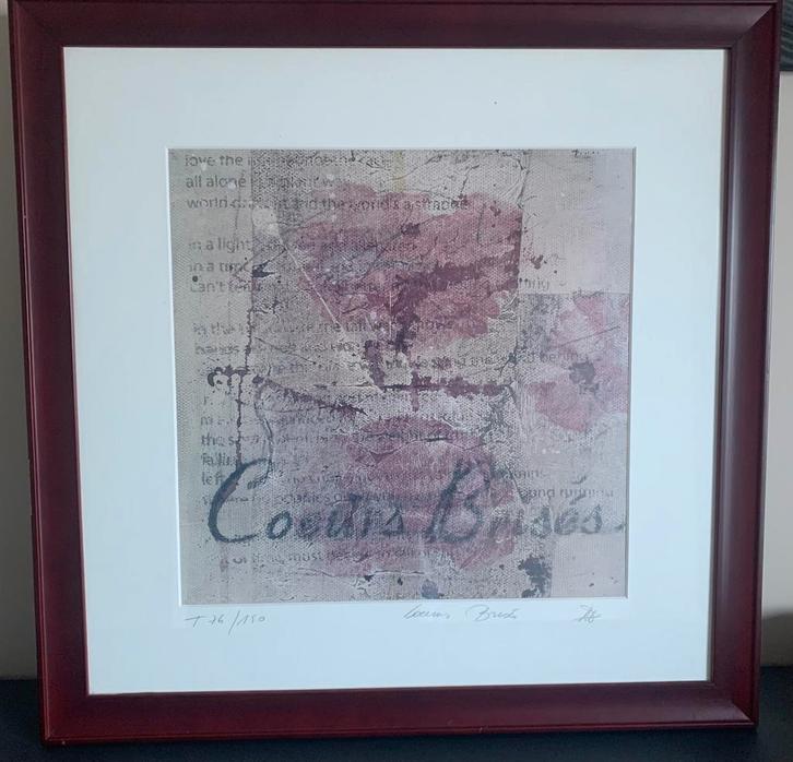 Originele litho van Natacha Pirnay, genummerd en gesigneerd, Antiek en Kunst, Kunst | Litho's en Zeefdrukken, Ophalen