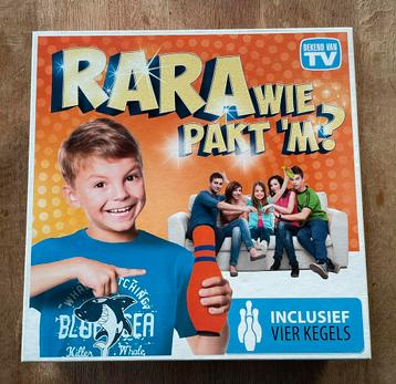 Gezelschapsspel “Rara wie pakt ‘m?” beschikbaar voor biedingen