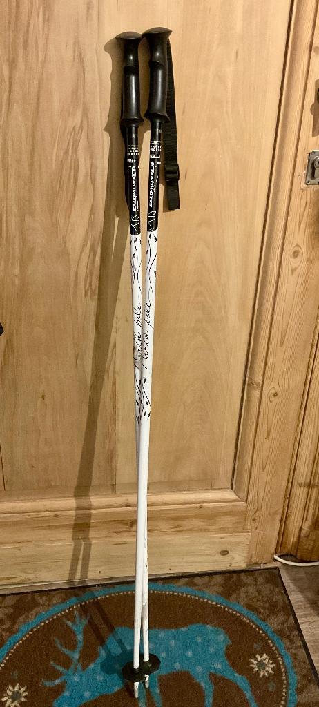 Skistokken Salomon NORTH Pole 120cm dames, Sport en Fitness, Skiën en Langlaufen, Gebruikt, Stokken, Ski, Salomon, Ophalen of Verzenden