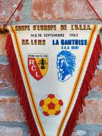 AA Gent - RC Lens 1983 vintage voetbal vaandel Europa cup, Diversen, Ophalen of Verzenden, Zo goed als nieuw