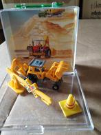 werkterein in koffer met attributen plastieken tractor..., Ophalen of Verzenden