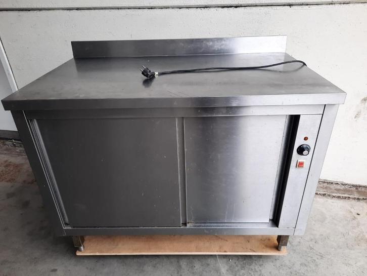 Warmhoudkast, Zakelijke goederen, Horeca | Keukenapparatuur, Inox Meubilair, Gebruikt, Ophalen