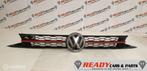 POLO 2G AW1 GTI Grille ROOD HOOGGLANS ZWART VW LOGO EMBLEEM, Utilisé, Enlèvement ou Envoi