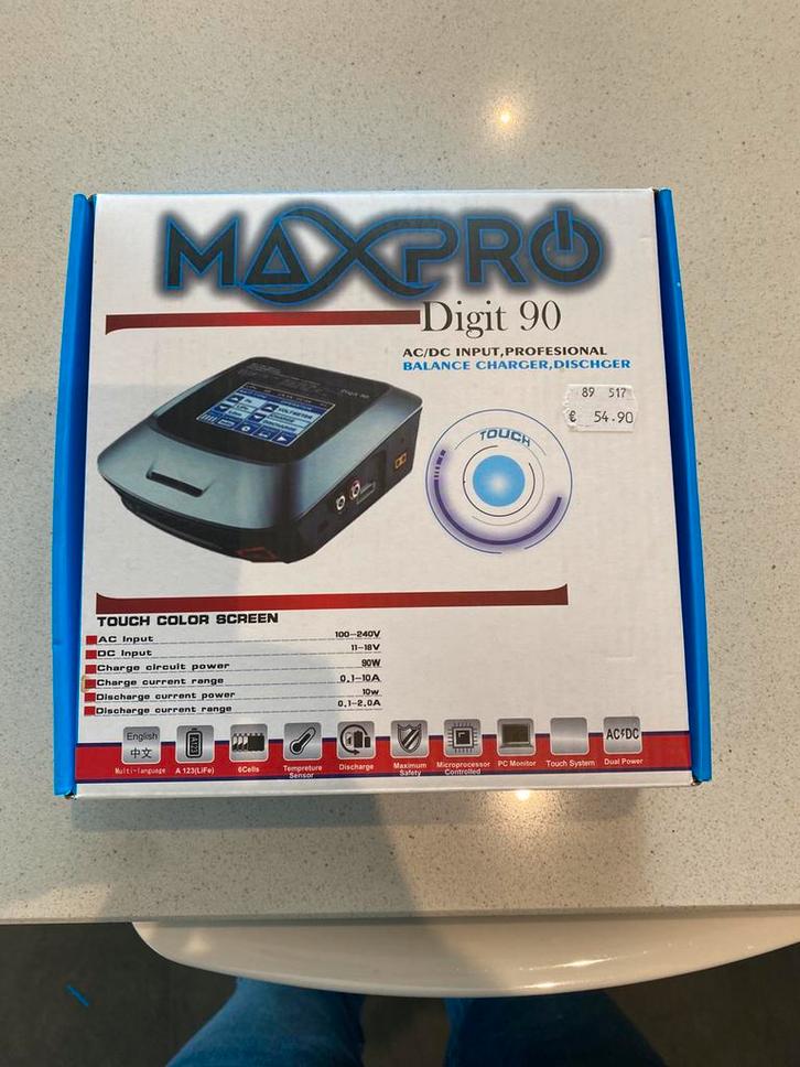 Maxpro Digit 90 AC/DC charger, Hobby & Loisirs créatifs, Modélisme | Radiocommandé & Téléguidé | Autre, Comme neuf, Enlèvement