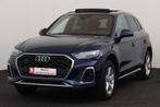 Audi Q5 50 2.0 TFSI-e S-LINE QUATTRO 50 2.0 TFSI-e S-LINE QU, Auto's, Stof, Gebruikt, Euro 6, Blauw
