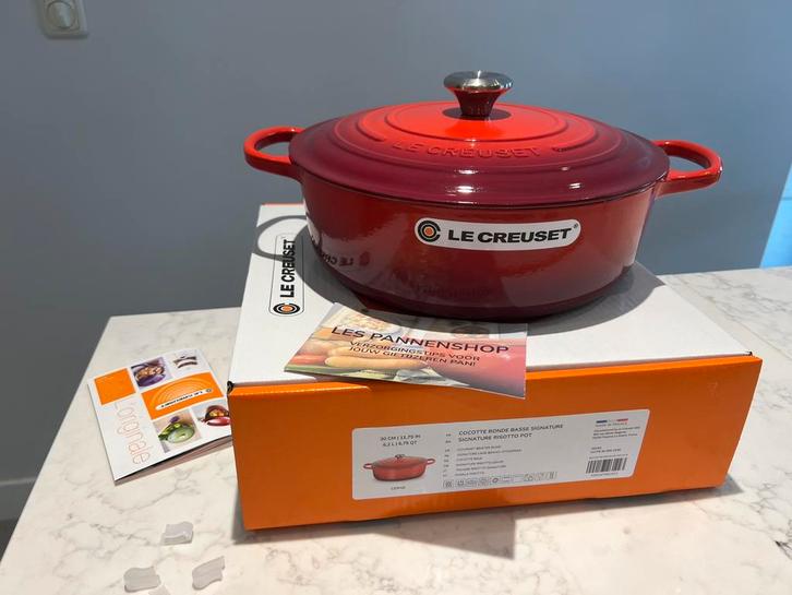 moule à risotto Le Creuset Cerise, 30 cm dans la boîte, Maison & Meubles, Cuisine | Casseroles & Poêles, Neuf, Poêle à frire ou Sauteuse