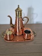 koperen koffieservies, Antiek en Kunst, Ophalen, Koper