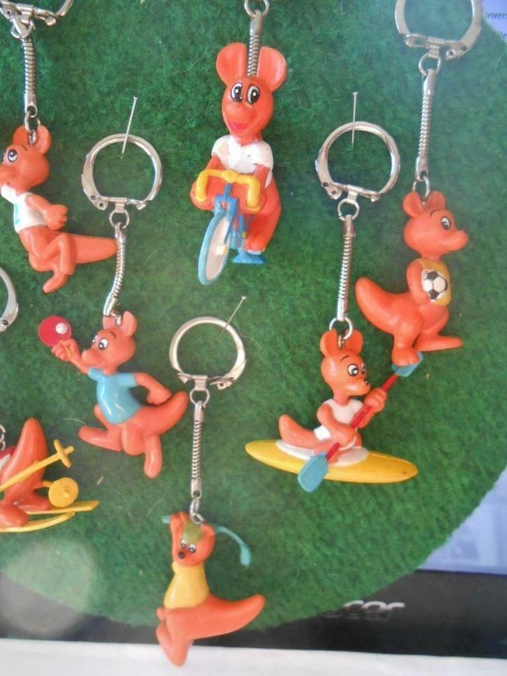 Vintage Walibi sleutelhanger: kangoeroe in de sport, Verzamelen, Sleutelhangers, Nieuw, Sport, Ophalen of Verzenden